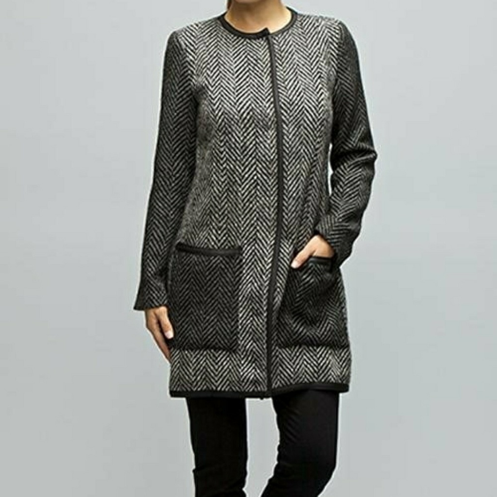 Komarov herringbone coat